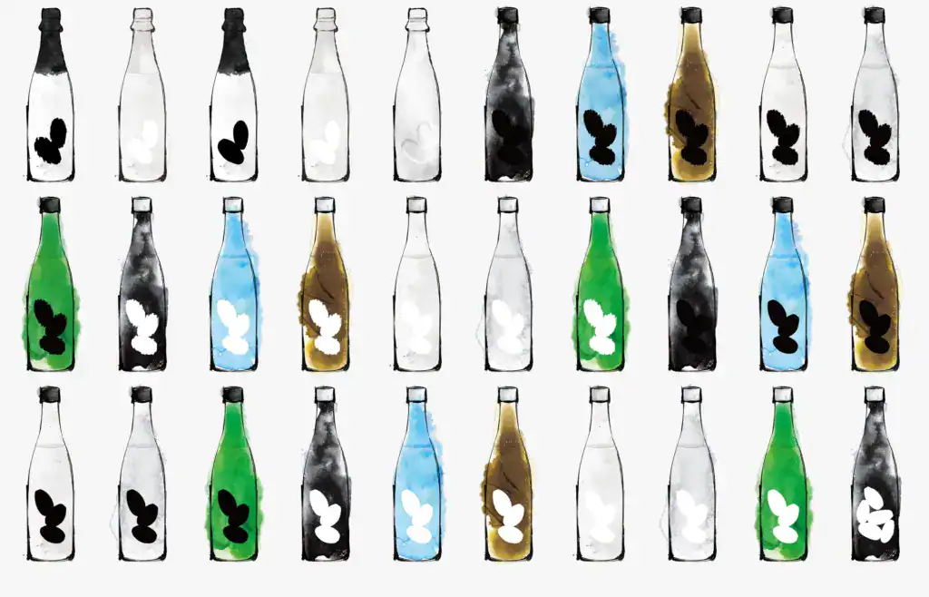 取自官網的全系列作品彩繪圖